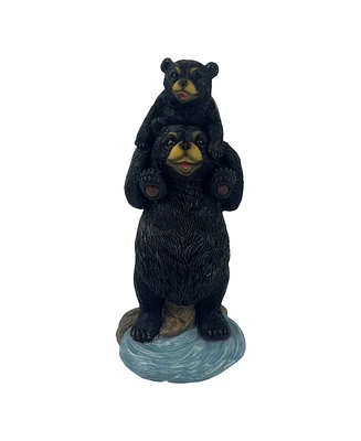 Fc Design 7"H Bear with Cub on Shoulder Figurine Decoration Home Decor Perfect Gift for House Warming, Holidays and Birthdays