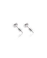 Aurora Bezel Set Solitaire Stud Earrings