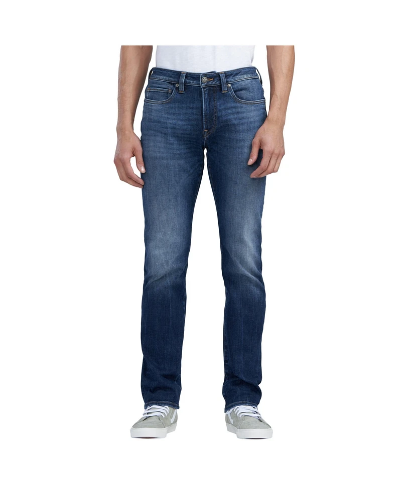 Buffalo Men's Straight Six Veined Jeans