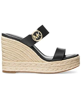 Michael Kors Mmk Lucinda Espadrille Wedge Sandals