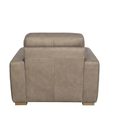 Rutherford Home Matera 46" Leather Cuddle Chair