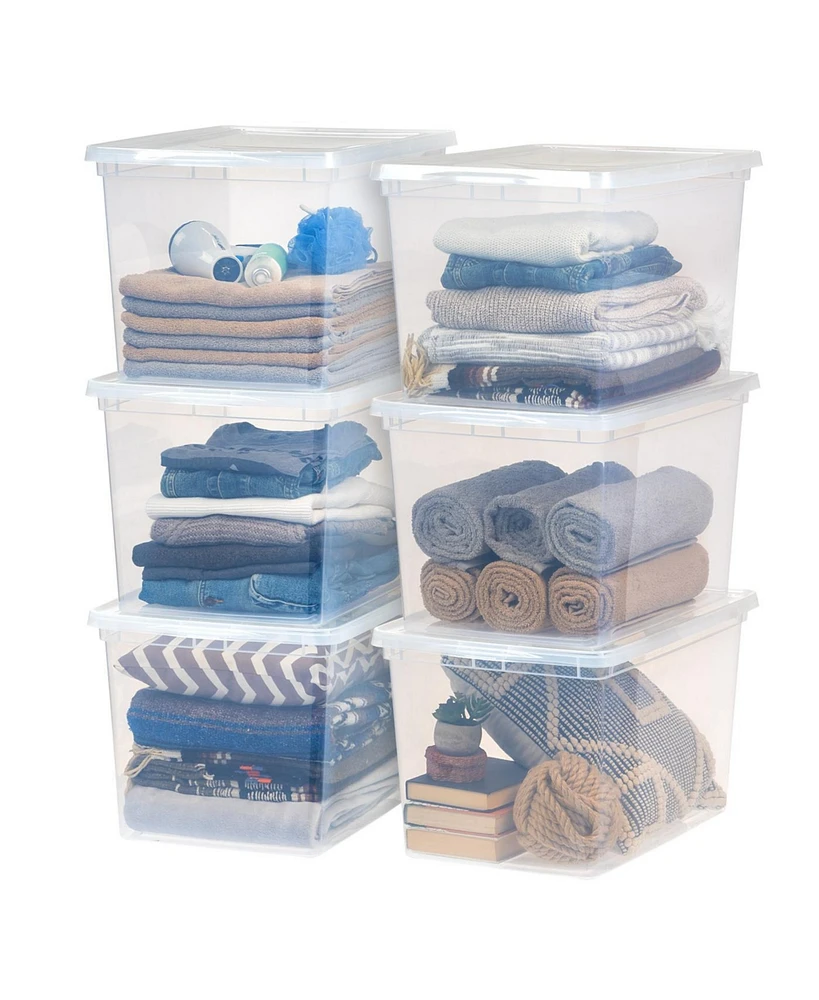 Iris Usa 68 Qt Clear Storage Box, Bpa