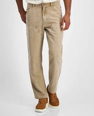 Guess Men's Straight-Fit Cotton Cargo Pants