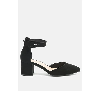 London Rag Low Block Heel Sandals