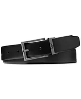 Michael Kors Men's Classic Reversible Faux-Leather Dress Belt