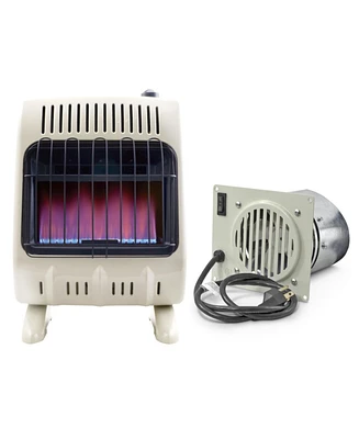 Mr. Heater Vent Free Blower Fan Kit and Blue Flame Natural Gas Heater