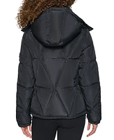 Karl Lagerfeld Paris Women's Hooded Puffer Coat