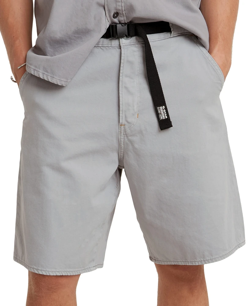 G-Star Raw Men's Relaxed-Fit Belted Travail Shorts
