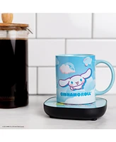 Uncanny Brands Cinnamoroll Coffee Mug with Electric Mug Warmer – Keeps Your Favorite Beverage Warm - Auto Shut On/Off