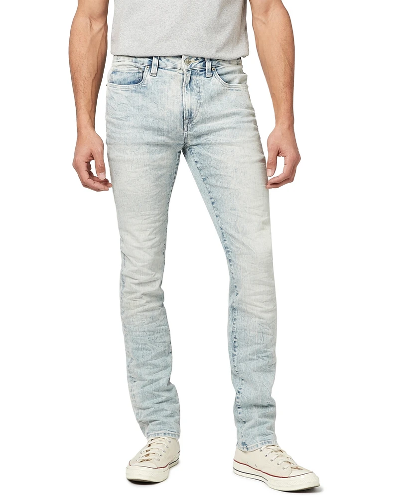 Buffalo Men's Slim Ash Crinkled and Worn Jeans