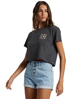 Roxy Juniors' Para Paradise Graphic Cropped Tee