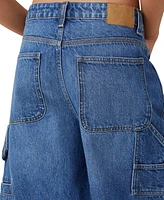 Cotton On Women's Super Baggy Carpenter Denim Jort