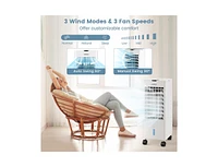 Slickblue 3-in-1 Evaporative Air Cooler with Remote for Home Office-White