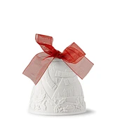 Lladro 2024 Christmas bell re-deco red