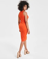 Bar Iii Women's Textured Midi Dress, Created for Macy's