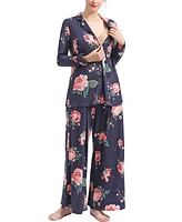 kimi + kai Maternity Alina Nursing 2-Piece Pajama Set