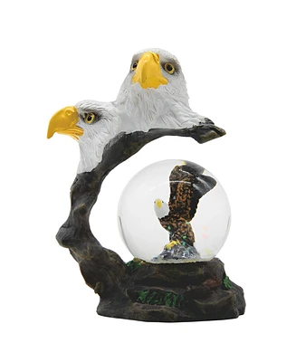 Fc Design 4.25"H Eagle Glitter Snow Globe Figurine Home Decor Perfect Gift for House Warming, Holidays and Birthdays
