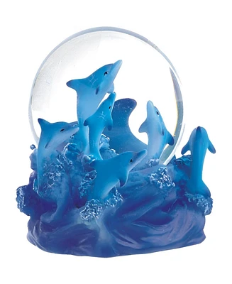 Fc Design 4"H Dolphin Glitter Snow Globe Figurine Home Decor Perfect Gift for House Warming, Holidays and Birthdays