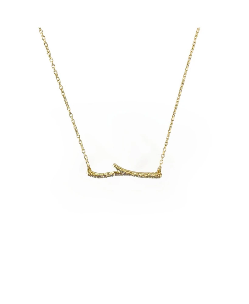 sanctuaire Sanctuary Project by Dainty Branch Necklace Gold