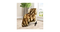 Slickblue Soft Warm Fluffy for Bed Luxury Plush Faux Fur Blanket-l