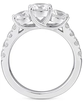 Diamond Three Stone Engagement Ring (2 ct. t.w.) in 14k White Gold