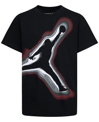 Jordan Big Boys Air Heatmap Cotton Jumpman Graphic T-Shirt