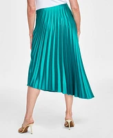 I.n.c. International Concepts Women's Asymmetric Pleated Skirt, Created for Macy's