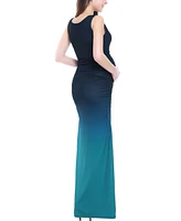 kimi + kai Maternity Sonia Ombre Maxi Dress