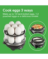 Hamilton Beach 3-in-1 Egg Cooker with 14 Egg Capacity