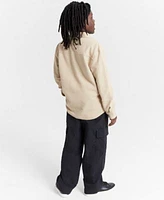 Epic Threads Big Boys Waffle Knit Over Shirt Frisbee Graphic T Shirt Cargo Pants I.N.C International Concepts Little Big Boys Grayson Lace Up Shoes Created For Macys