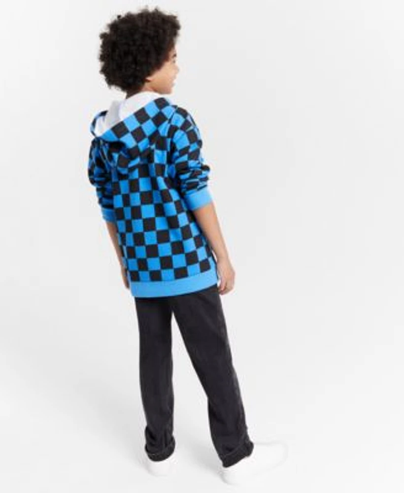 Epic Threads Big Boys Checkerboard Zip Up Hoodie Core T Shirt Slim Fit Brooklyn Jeans I.N.C International Concepts Little Big Boys Grayson Lace Up Shoes Created For Macys