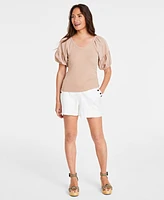 On 34th Women's Scoop-Neck Knit Top, Created for Macy's