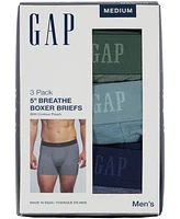 Gap Men's 3-Pk. Stretch Contour-Pouch 5" Boxer Briefs