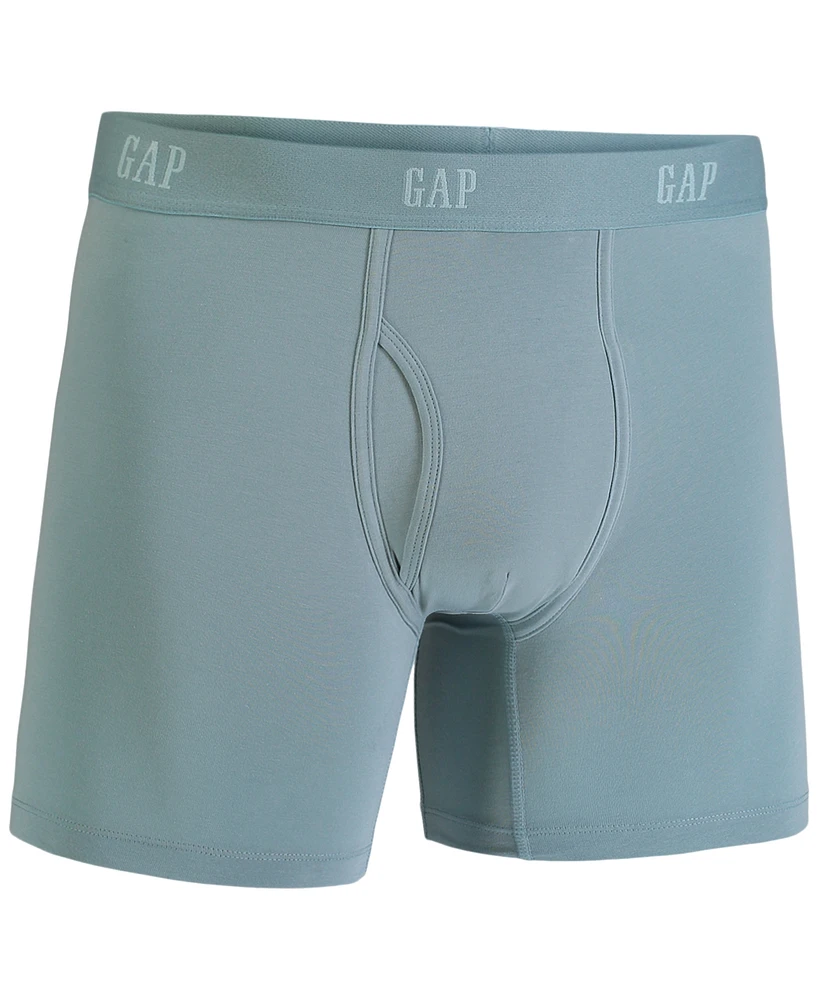 Gap Men's 3-Pk. Stretch Fly-Front 5" Boxer Briefs