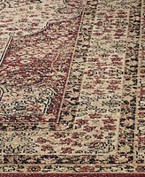 Safavieh Lavar Kerman LVK621 Creme and Red 8' x 10' Area Rug