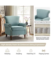 Hulala Home Iuppiter Traditional Armchair with Turned Legs