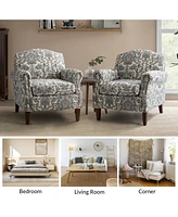 Gianluca Traditional Armchair with Nailhead Trims