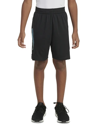 adidas Big Boys Aeroready Elastic-Waistband Graphic 3-Stripe Shorts