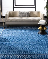 Safavieh Adirondack Light Blue and Dark Blue 8' x 8' Square Area Rug