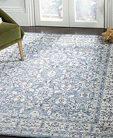 Safavieh Charleston CHL412 Navy and Creme 4' x 6' Area Rug