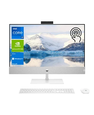 Hp Pavilion 27" Daily All-in-One Desktop Intel Core i7-13700T 8GB Ram Nvidia GeForce Rtx 3050 1TB Ssd Storage Windows 11 Home Fhd Touchscreen