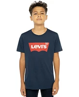 Levi's Big Boys Batwing Logo Crewneck Jersey T-shirt