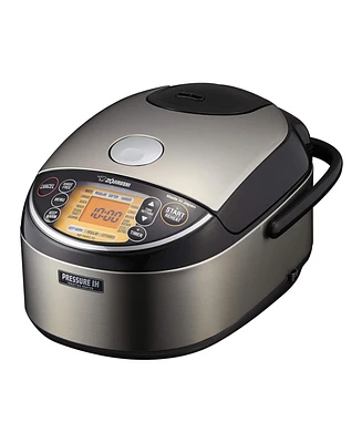 Zojirushi Np-NWC10XB Pressure Induction Heating Rice Cooker (Black) Bundle