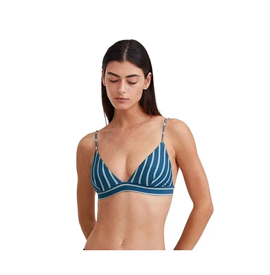 Gottex Women's Textured Triangle bikini bra swim top