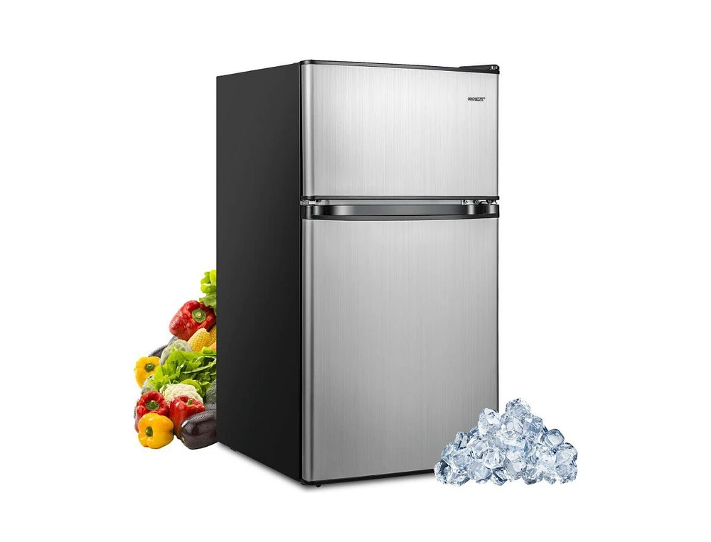 Slickblue 3.2 Cu. Ft Compact Mini Fridge with 5 Temperature Settings