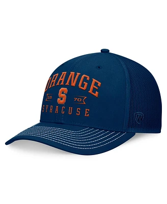 Top of the World Men's Navy Syracuse Orange Carson Trucker Adjustable Hat