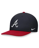 Nike Men's Navy/Red Atlanta Braves Evergreen Two-Tone Snapback Hat