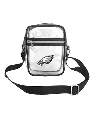 Logo Brands Philadelphia Eagles Mini Clear Crossbody Bag