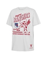 Mitchell Ness Big Boys and Girls White New York Rangers Concession Stand T-Shirt