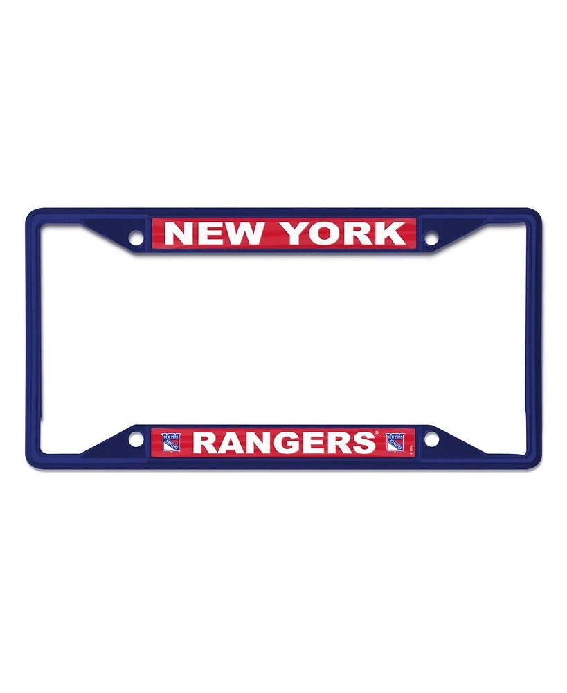 WinCraft New York Rangers Chrome Colored License Plate Frame